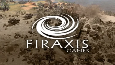 Firaxis Games logo on strategic game scene.