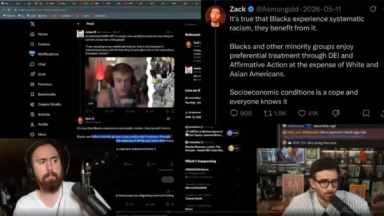 Livestream discussing controversial social media post on racism