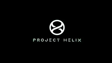 Project Helix logo on black background