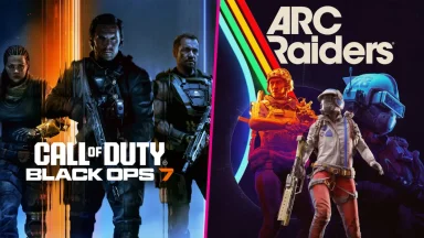 Call of Duty Black Ops 7 and ARC Raiders covers