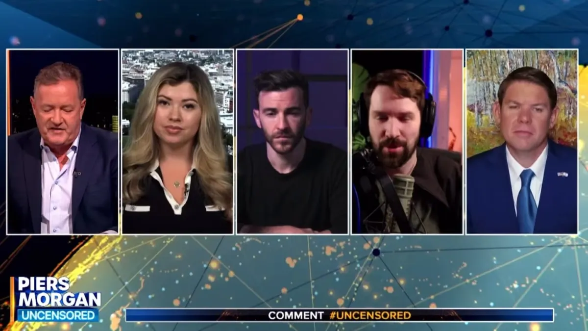 Panel discussion on Piers Morgan's show.