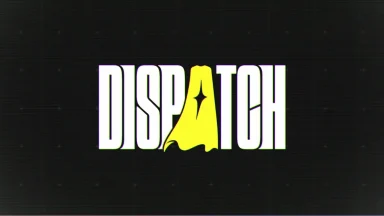 Dispatch logo with yellow star design