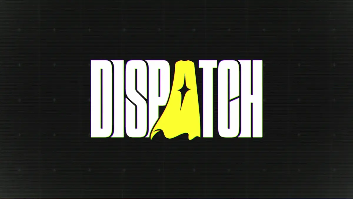 Dispatch logo with yellow star design