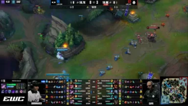 League of Legends match between Dplus KIA and G2 Esports