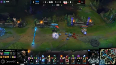 League of Legends match between MKOI and DK
