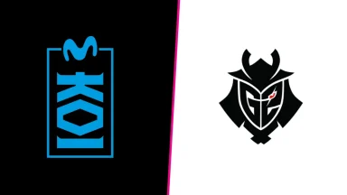Koi and G2 Esports logos side by side.