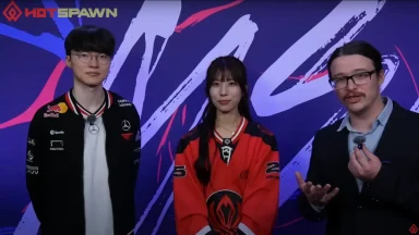 Three people featured in HotSpawn esports interview.
