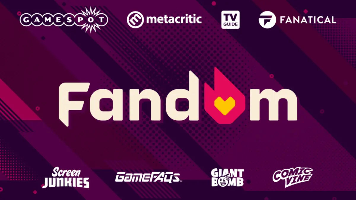 Fandom logo with partner brand logos displayed