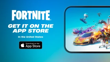 Fortnite available on App Store in the US.