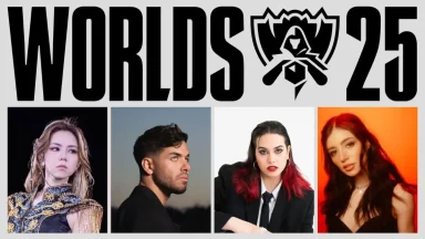 League of Legends Worlds 2025 promotional banner