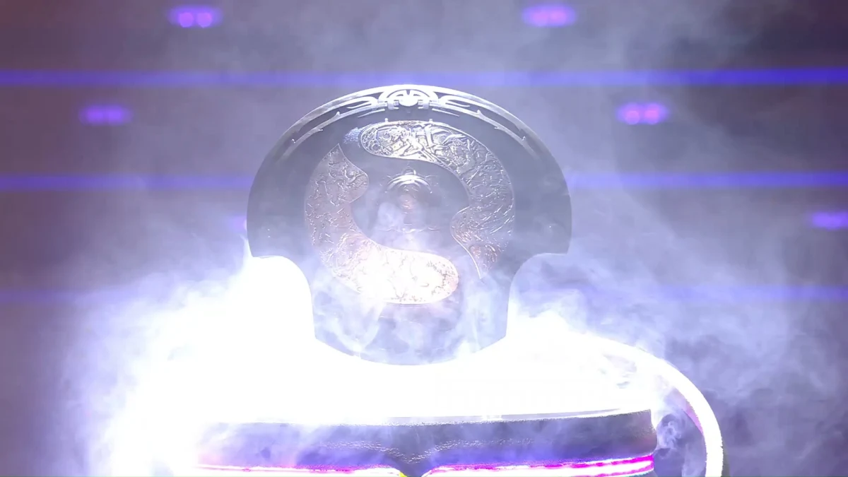 Glowing, ornate shield with mystical symbols in smoke.