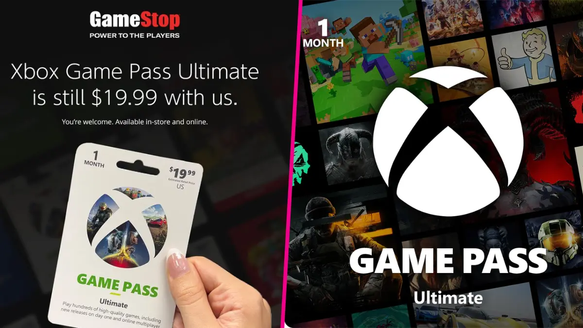 GameStop offers Xbox Game Pass Ultimate for $19.99.
