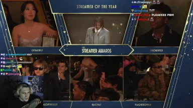 Streamer of the Year nominees at The Streamer Awards.