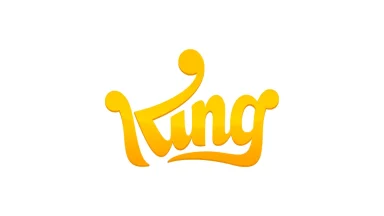 King logo in yellow stylized text