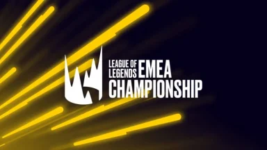 League of Legends EMEA Championship logo with lights