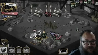 Game strategy with animal characters and player streamer