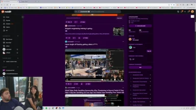 People browsing Reddit livestream fail subreddit on desktop