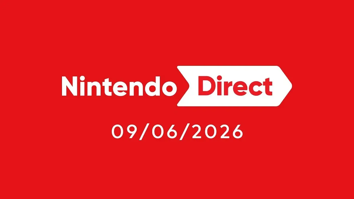 Nintendo Direct logo with date 09/06/2026