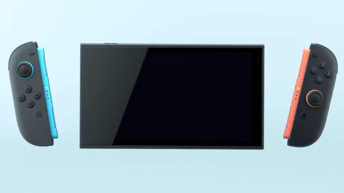 Nintendo Switch console with Joy-Con controllers
