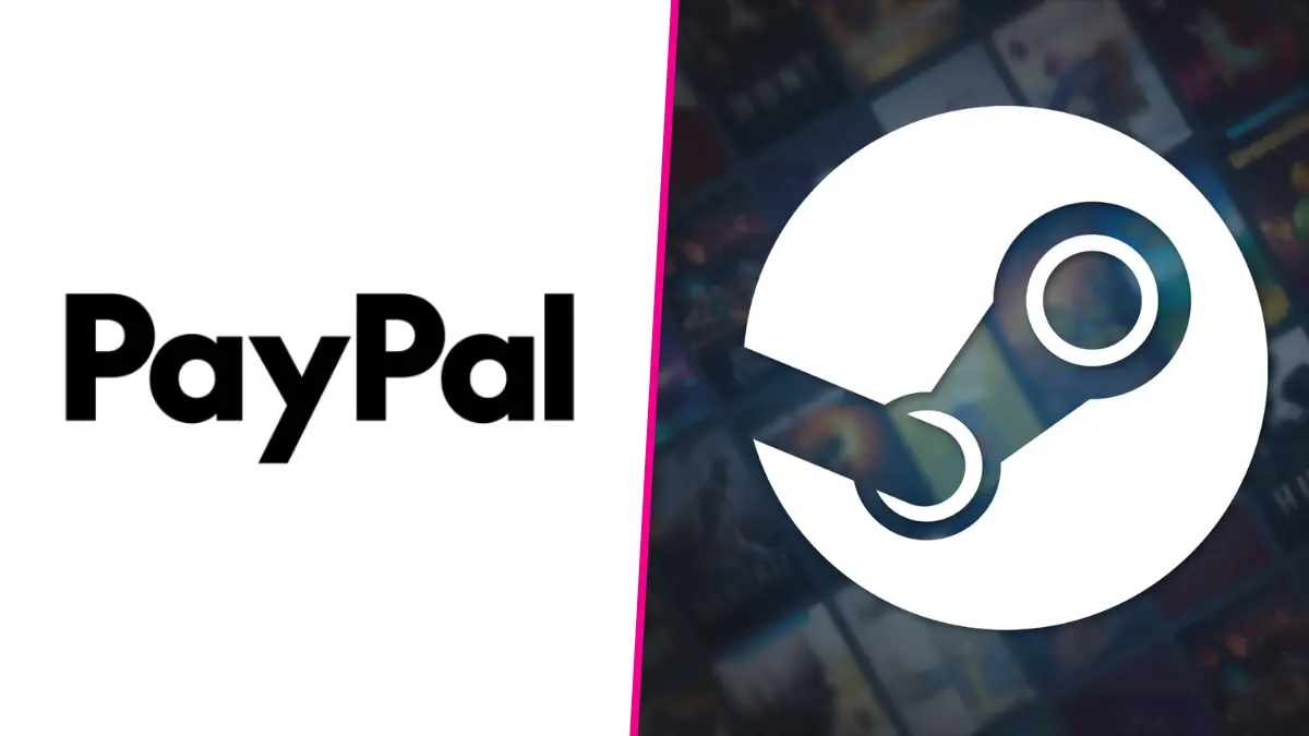 PayPal and Steam logos side by side