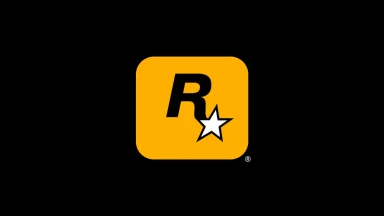 Yellow square logo with black R and star