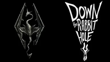 Dragon emblem, Down the Rabbit Hole text