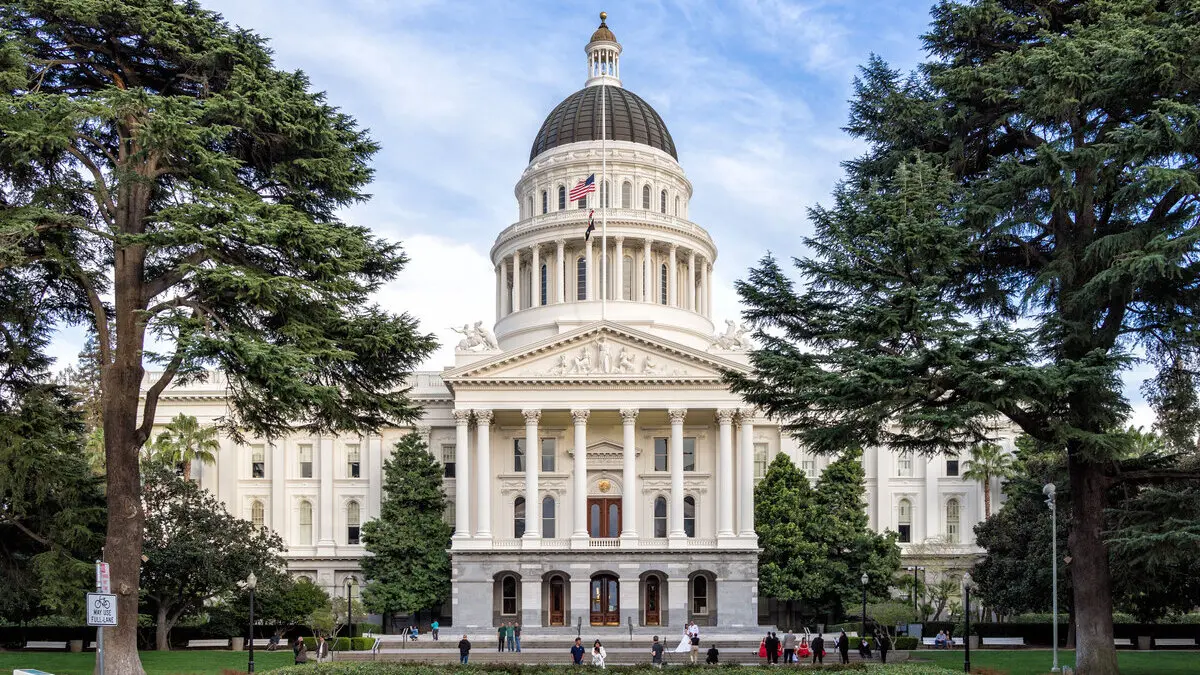 California State Capitol building in Sacramento