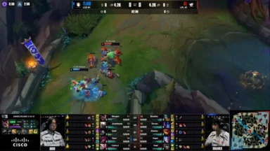 TLaw and AL compete in League of Legends match