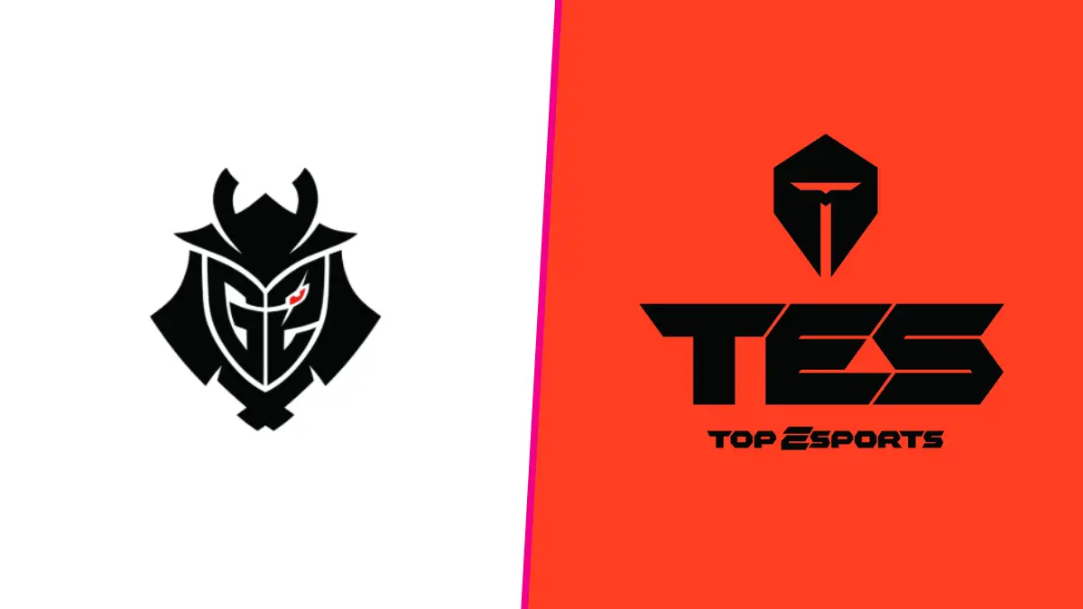 G2 Esports versus Top Esports logos