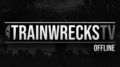 TrainwrecksTV channel logo with offline status