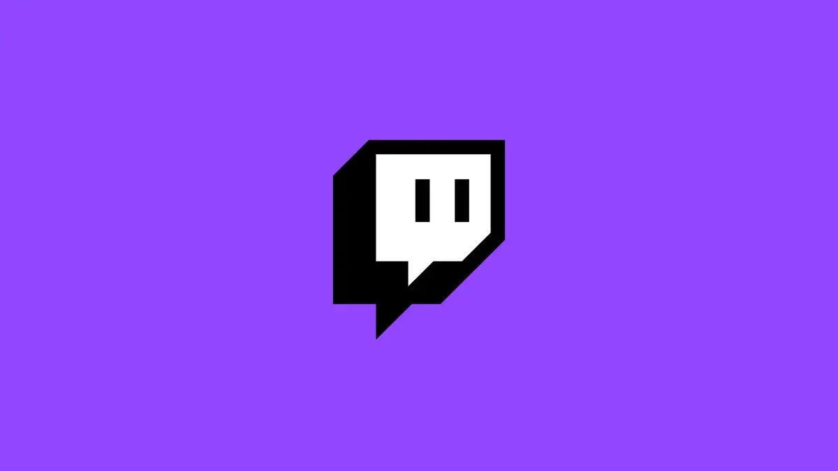 Twitch logo on purple gradient background
