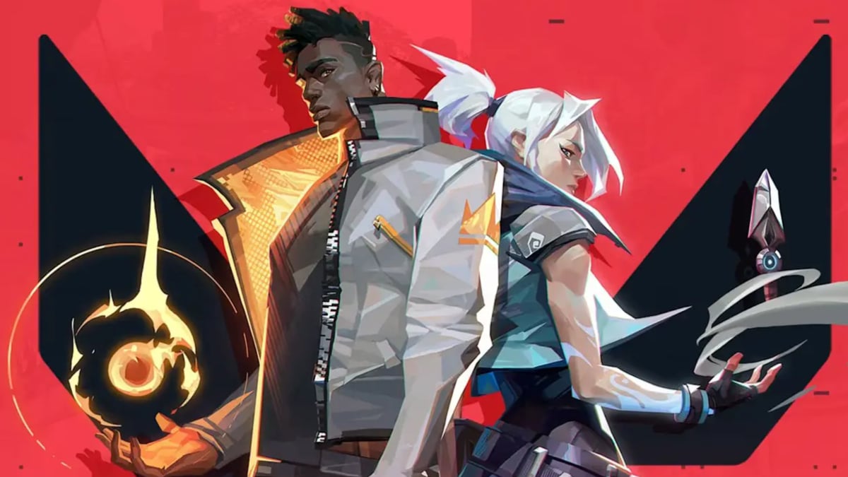 Two Valorant agents back-to-back with glowing powers