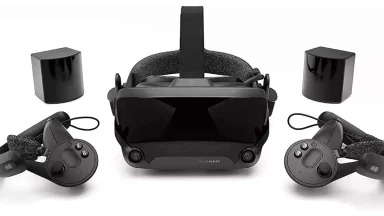 Valve Index VR headset and controllers set