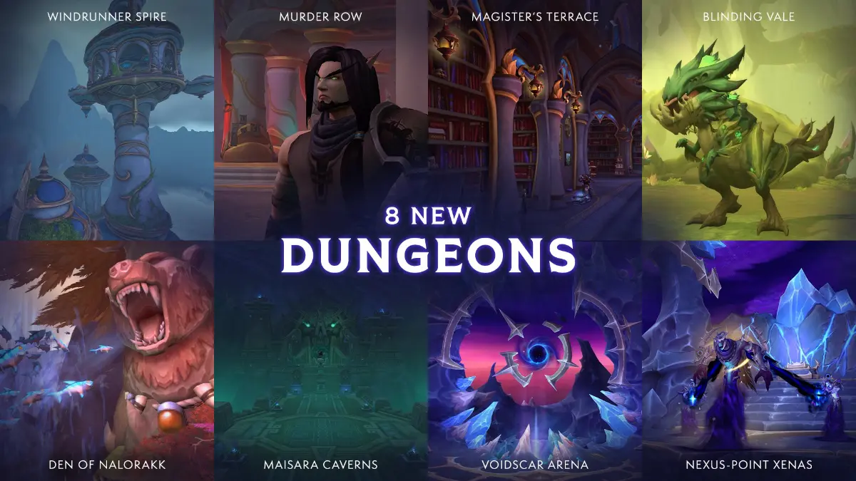 Eight new fantasy game dungeons revealed