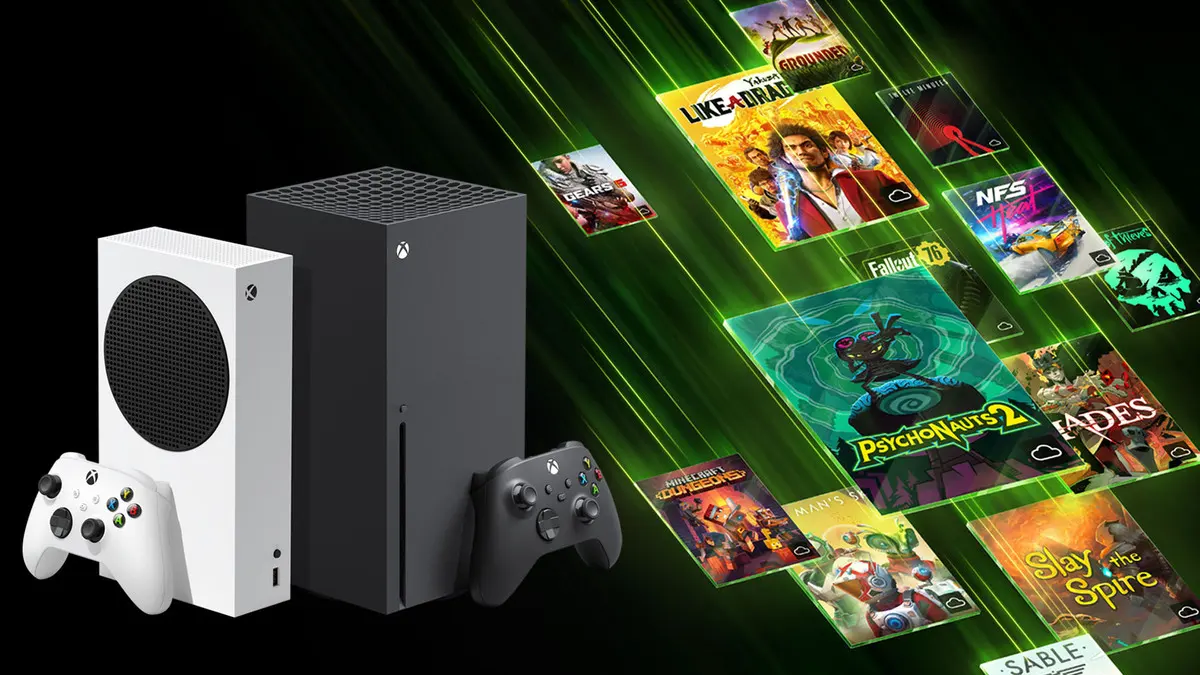 Xbox Series S and X with Game Pass titles