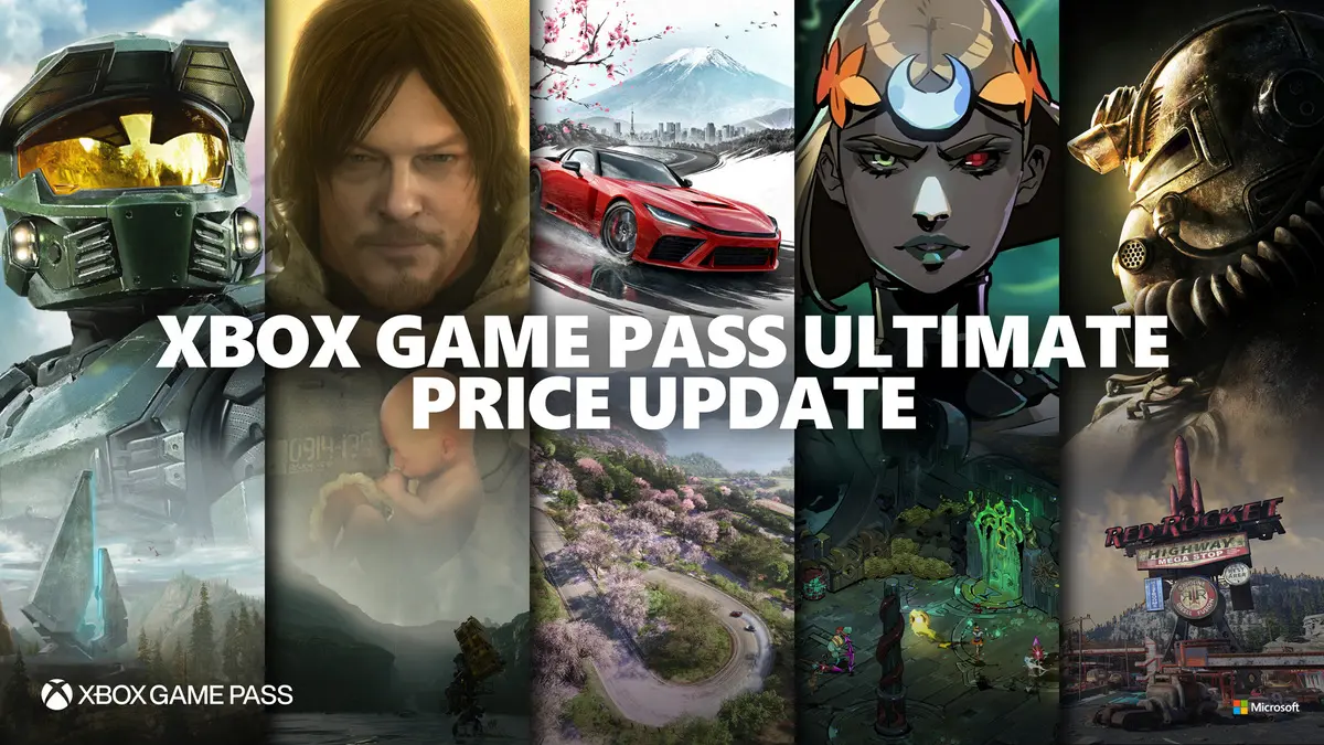 Xbox Game Pass Ultimate price update collage