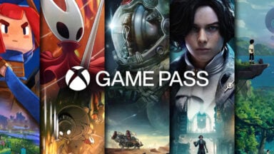 Xbox Game Pass collage with various game characters