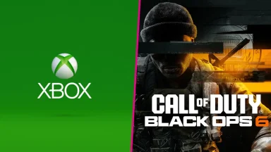 Xbox logo beside Call of Duty Black Ops 6 cover